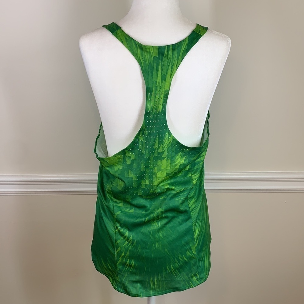 NIKE Racerback Green Tank Top M - Picture 4 of 9